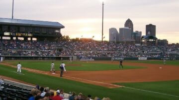 Girl Scout Day at the Iowa Cubs