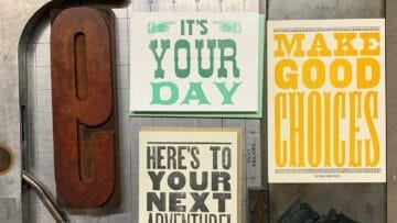 Printing Press Poster Making Pizzazz (Des Moines)