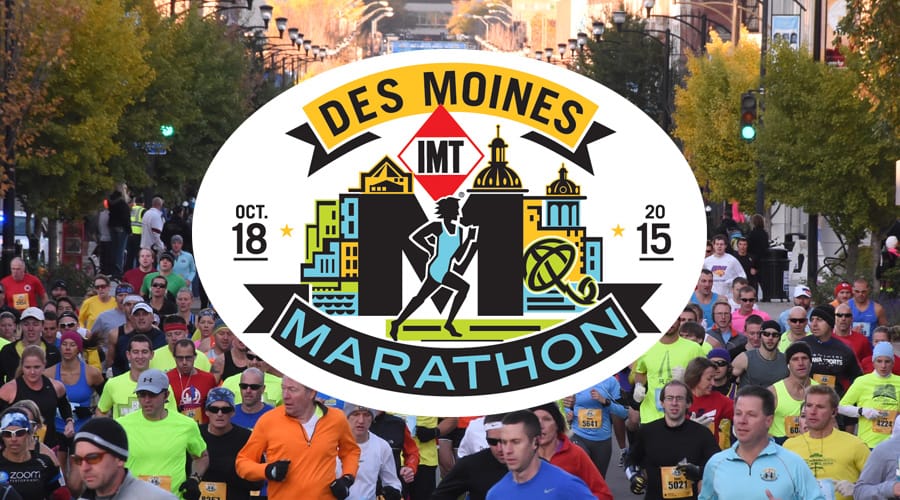 Water Station Volunteer IMT Des Moines Marathon The Hub