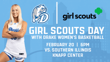 Girl Scout Night at Drake Women’s Basketball